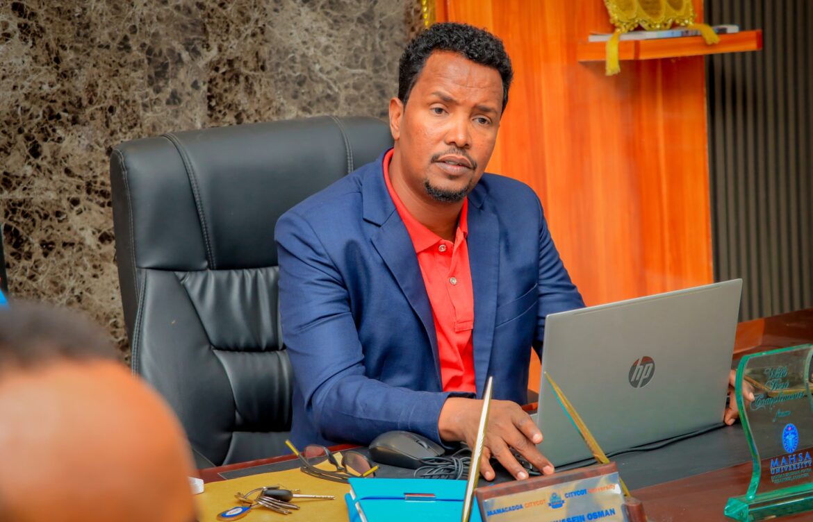 After the official meeting between the President of Citycot University, Eng. Abdihakim Hussein